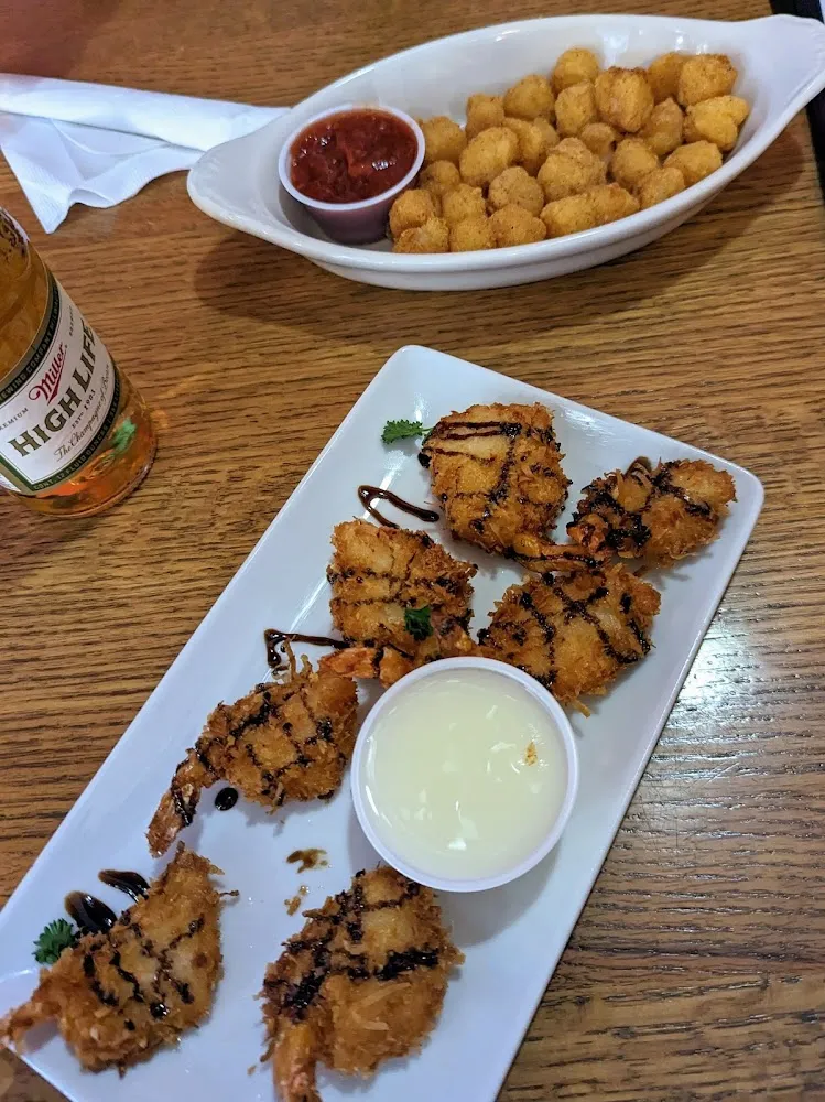 Coconut Shrimp and Fried Scallops